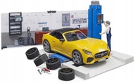 BRUDER 62110 Autoservis + Figúrka + Auto BRUDER 62110 Autoservis + Figúrka + Auto