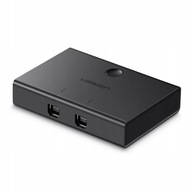 Prepínač KVM prepínač USB 2x1 UGREEN USB 2.0 Prepínač KVM prepínač USB 2x1 UGREEN USB 2.0