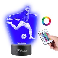 Stolná lampa Led socha Kylian Mbappe futbalový hráč národný rytec Stolná lampa Led socha Kylian Mbappe futbalový hráč národný rytec