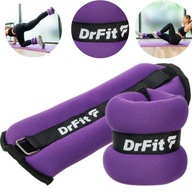 DrFit závažia na členky a zápästie posilňovňa 2x 1 kg fialová DrFit závažia na členky a zápästie posilňovňa 2x 1 kg fialová