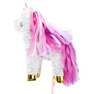 Jednorožec pinata k narodeninám 34 cm, mix farieb Jednorožec pinata k narodeninám 34 cm, mix farieb