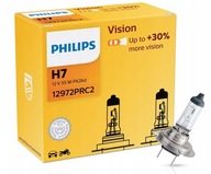 Žiarovky H7 Philips Vision +30% svetlo, sada 2 ks