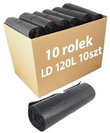 LD 120L vrecia na odpad 10 ks Sada 10 roliek LD 120L vrecia na odpad 10 ks Sada 10 roliek