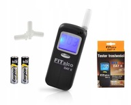 Alkohol tester FitAlco Dat II +5 náustkov Digitálny LCD LED Alkohol tester FitAlco Dat II +5 náustkov Digitálny LCD LED