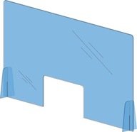 Kryt z plexiskla polykarbonát Ochranné sklo 95x70cm