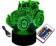 3D LED NOČNÁ LAMPA FARMÁRSKY TRAKTOR FARMÁRSKY TRAKTOR 3D LED NOČNÁ LAMPA FARMÁRSKY TRAKTOR FARMÁRSKY TRAKTOR