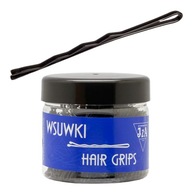 Iza vlnité kolíky, čierne, 2 guličky, 5 cm, 500 g Iza vlnité kolíky, čierne, 2 guličky, 5 cm, 500 g