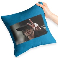 MODRÝ VANKÚŠ PRE FANOUŠKU AKO DARČEK MICHAEL JACKSON MÓDNY DIZAJN MODRÝ VANKÚŠ PRE FANOUŠKU AKO DARČEK MICHAEL JACKSON MÓDNY DIZAJN
