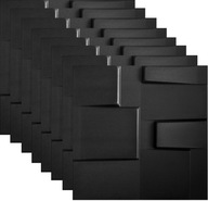 ČIERNE PENOVÉ NÁSTENNÉ KAZETY, TETRIS PANEL 2m2 ČIERNE PENOVÉ NÁSTENNÉ KAZETY, TETRIS PANEL 2m2