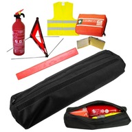 Súprava kufríka na hasiaci prístroj, rok výroby 2024, trojuholníková vesta, lekárnička, deka