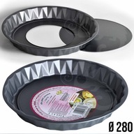 FORMA NA PIZZA TARÁTY s odnímateľným dnom, priemer 28 cm, 280 FORMA NA PIZZA TARÁTY s odnímateľným dnom, priemer 28 cm, 280