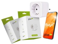GISE Smart Smart zásuvka s presným meraním energie a napätia