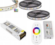 SET 10m 600 LED PÁS 5050 RGBW STUDENÁ BIEL