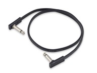 Plochý čierny AA patch kábel ROCKBOARD (60 cm)