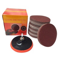 Sada kotúčov na suchý zips PEX brúsny papier 125 mm gr 36 kotúč 100 ks + kotúč Sada kotúčov na suchý zips PEX brúsny papier 125 mm gr 36 kotúč 100 ks + kotúč
