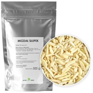 MANDLE, TYČINKY, blanšírované mandle, 0,5 kg MANDLE, TYČINKY, blanšírované mandle, 0,5 kg
