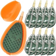 SADA 8 KOŠOV METOD FEEDER s obratlíkom NA METÓDY VNADENIA + 2 FORMY SADA 8 KOŠOV METOD FEEDER s obratlíkom NA METÓDY VNADENIA + 2 FORMY