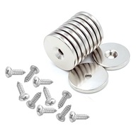 SADA: 10 ks MAGNET 25x3 mm otvor 7/3,5 NA SKRUTKU SADA: 10 ks MAGNET 25x3 mm otvor 7/3,5 NA SKRUTKU