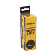 Squashové loptičky Karakal Elite Double Yellow Dot 3 ks Squashové loptičky Karakal Elite Double Yellow Dot 3 ks