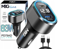 Nabíjačka do auta MBG Line USB C PD 65W + QC3.0 Nabíjačka do auta MBG Line USB C PD 65W + QC3.0