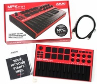 AKAI MPK MINI MK3 RED + MPC BEATS HYBRID + USB 24h