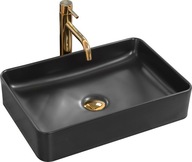 Umývadlová doska Keramická AVIA Black Mat - REA Umývadlová doska Keramická AVIA Black Mat - REA