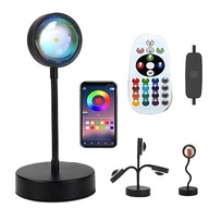 LED RGB LAMPA SUNSET 16 FAREB PROJEKTOROVÉ LAMPY DO SPÁLNE A DOMOV LED RGB LAMPA SUNSET 16 FAREB PROJEKTOROVÉ LAMPY DO SPÁLNE A DOMOV