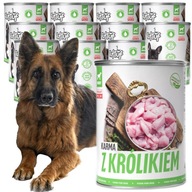 TUF TUF vlhké krmivo pre psov s príchuťou králika 12x400g CAN 65% MEAT