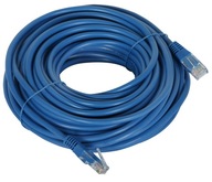 Patchcord UTP 15m kat.5e modrý RJ45/15-BLUE Patchcord UTP 15m kat.5e modrý RJ45/15-BLUE