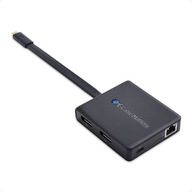 DUÁLNY ADAPTÉR USB-C S PORTOM 4K 2X USB 2.0