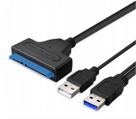 Adaptérový kábel SATA 22 PIN USB 3.0 + USB 2.0 HDD SSD Adaptérový kábel SATA 22 PIN USB 3.0 + USB 2.0 HDD SSD