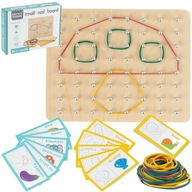 DREVENÁ GUMA LOGICKÝCH PUZZEL S PRACOVNÝMI KARTAMI MONTESSORI DREVENÁ GUMA LOGICKÝCH PUZZEL S PRACOVNÝMI KARTAMI MONTESSORI
