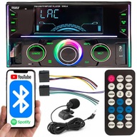 Autorádio Bluetooth 2-DIN USB SD MP3 RDS LCD AUX diaľkové ovládanie RGB mikrofón Autorádio Bluetooth 2-DIN USB SD MP3 RDS LCD AUX diaľkové ovládanie RGB mikrofón