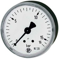 Manometer, so zadným centrickým pripojením 40 mm 0-10 bar G1/8" RIEGLER Manometer, so zadným centrickým pripojením 40 mm 0-10 bar G1/8" RIEGLER