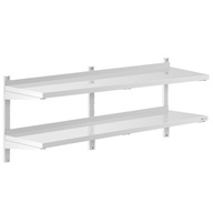 Závesná polica - 150 cm - 2 vrchnáky Royal Catering 10011462 RCWR-1500.4 Závesná polica - 150 cm - 2 vrchnáky Royal Catering 10011462 RCWR-1500.4
