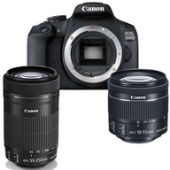 Sada Canon 2000D + 18-55 IS STM + 55-250 IS STM