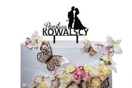 Čierny tortový tort Meno Wedding Wedding TŚC-51 Čierny tortový tort Meno Wedding Wedding TŚC-51