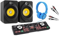 Numark DJ2GO s monitormi + slúchadlami DJ Set a