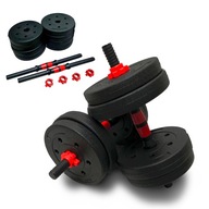 Bitúmenové činky 2x7,5 kg, nastaviteľné, sada 15 kg Bitúmenové činky 2x7,5 kg, nastaviteľné, sada 15 kg