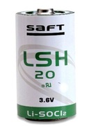 Lítiová batéria SAFT LiSOCl2 EEMB/GMB ER34615M R20