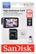 SanDisk High Endurance microSDXC karta 128 GB V30