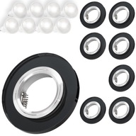 8x LED STROPNÁ LAMPA + HALOGÉN GU10 8x LED STROPNÁ LAMPA + HALOGÉN GU10
