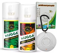 Mugga 9,5% Deet 50% sprej 75ml Repeller Free