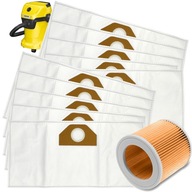 10x FILTRAČNÉ VRECKÁ PRE VYSÁVAČ KARCHER WD3 SE4001 WD2 PLUS KWD V-17 V-15 V12 10x FILTRAČNÉ VRECKÁ PRE VYSÁVAČ KARCHER WD3 SE4001 WD2 PLUS KWD V-17 V-15 V12