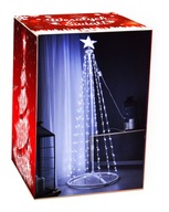 Vianočná dekorácia, vianočný stromček kužeľový, vonkajší - vnútorný, 150 cm