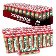 40x TOSHIBA HEAVY DUTY BATERIE R6 AA 1,5V SADA BATÉRIÍ 40x TOSHIBA HEAVY DUTY BATERIE R6 AA 1,5V SADA BATÉRIÍ