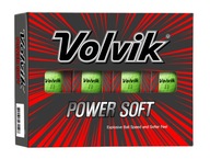 Zelené golfové loptičky Volvik Power Soft