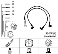RC-VW210/NGK KÁBLE VÝŠ ZDRIEMNUTIE. VW 1,6/1,8 NGK RC-VW210/NGK KÁBLE VÝŠ ZDRIEMNUTIE. VW 1,6/1,8 NGK