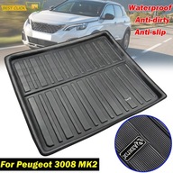 pre Peugeot 3008 II MK2 2017 2018 2019 zadná rohož pre Peugeot 3008 II MK2 2017 2018 2019 zadná rohož