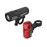Sada predných a zadných LED svetiel na bicykel Sada predných a zadných LED svetiel na bicykel